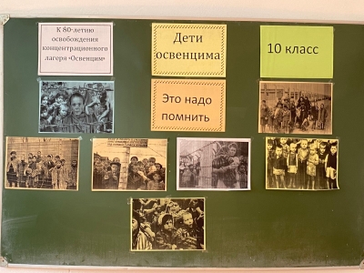 Мероприятия в рамках Всероссийской акции, посвященной 80-летию со дня освобождения концентрационного лагеря «Освенцим»..